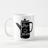 Tête de pot de café - Café amusant café Combo Mug (Gauche)