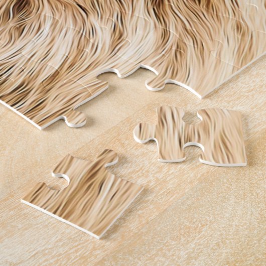 Tête de puzzle Lion (Côté)