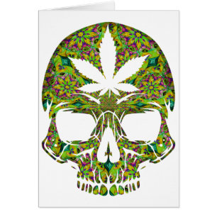 Tête de squelette de crâne de mauvaise herbe