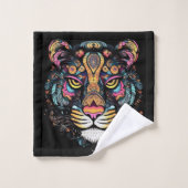 Tête de tigre (Gant de toilette)