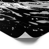 Tête de tigre blanc de Sibérie - Tiger Poster Blue (Coin)