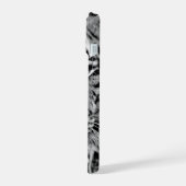 Tête de tigre noir et blanc (Côté gauche)