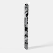 Tête de tigre noir et blanc (Côté droit)