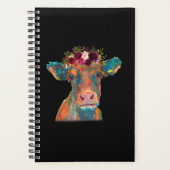 Tête de vache couleur aquarelle | Cadeaux de vache (Devant)