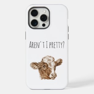 Tête de vache mignonne N'est-ce pas que je suis jo