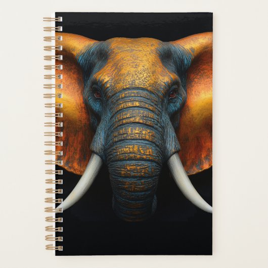 Tête d'éléphant d'Afrique (Devant)