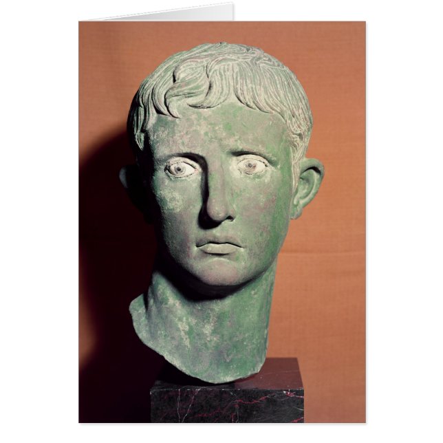 Tête d'une statue intégrale d'empereur (Devant)