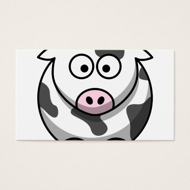 Tête et queue de vache mignonne (Devant)