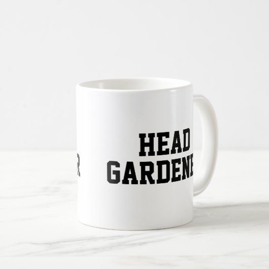 Tête Gardener tasse à café (Devant droit)