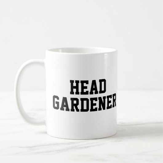 Tête Gardener tasse à café (Gauche)