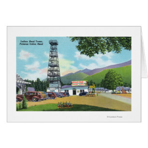 Tête indienne et vue principale indienne de tour