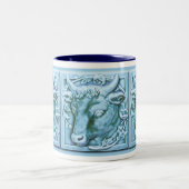 Tête Majolica inspiré Art Café Mug (Centre)