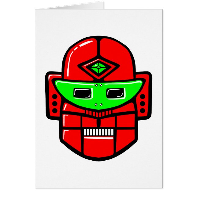 Tête Robot Rétro (Devant)