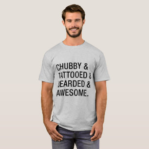 Tête tatouée de Chubby super T-shirt Tumblr