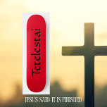Tetelestai Christian Skateboard<br><div class="desc">Il Est Terminé, Tetelestai. Collection cool Christian Skateboard. Rouge et Noir. Personnalisable (Customizable) : utilisez l'onglet Personnaliser (Personalize It) pour modifier le texte ou l'image.</div>