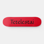 Tetelestai Christian Skateboard (Horz)