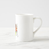 Têtes et tasse rouges de papillons (Droite)