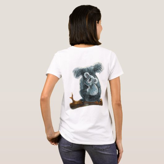 Têtes et torchons Koala T-shirt ours (Dos entier)