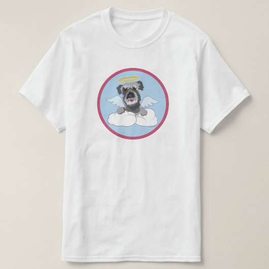 Têtes Haut Coeur Ouvrir Pluto Angel T-Shirt (Design devant)