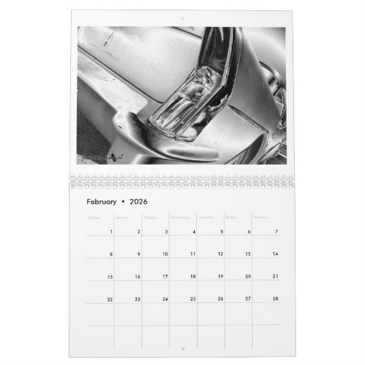 Têtes ou Tails Calendrier 2026 Classic Car Lights (Feb 2026)