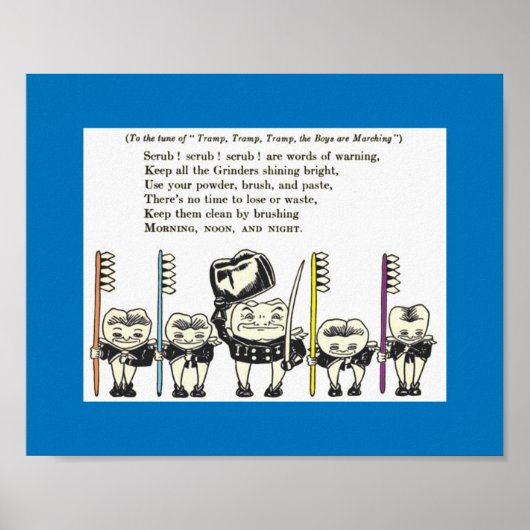 Teth: KinderTandpenseel rond 1922 Poster (Voorkant)