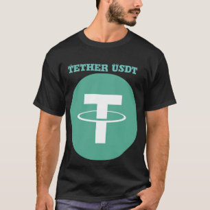 Tether USDT Cryptocurrency Logo T-Shirt - Invest