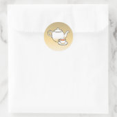 Tétine Classique Autocollant Rond (Sac)