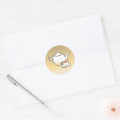 Tétine Classique Autocollant Rond (Enveloppe)