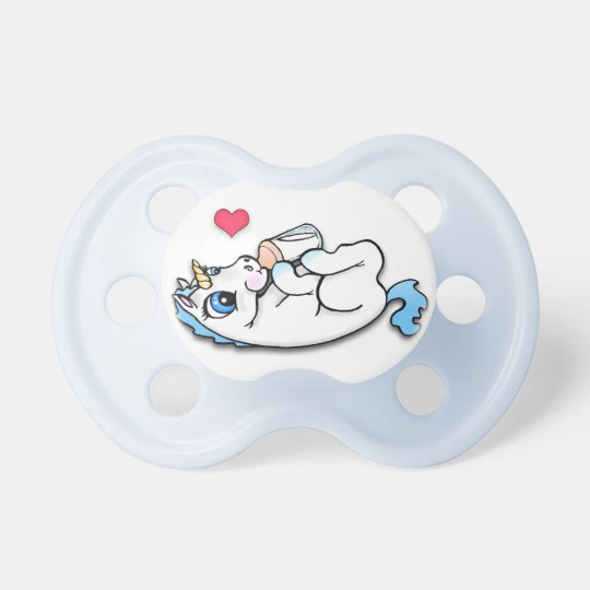 Tetine Heure Du Repas De Licorne De Bebe Garcon Bleu Zazzle Be