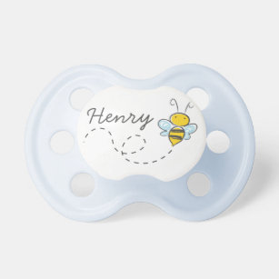 Tétine personnalisée de bébé d'abeille de miel