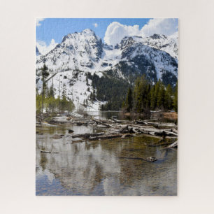 Teton Mountain Stream Reflection - 16x20 - 520 pcs Legpuzzel