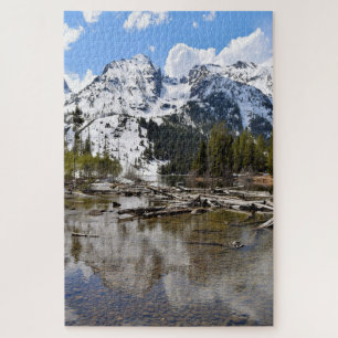 Teton Mountain Stream Reflections -20x30 -1014 pcs Legpuzzel