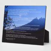 Teton Mountains Desiderata Plaque (Côté)