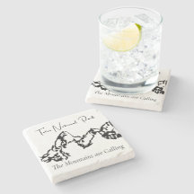 Teton National Park Stone Onderzetter