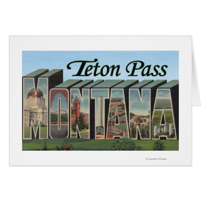 Teton Pass, Montana (Voorkant Horizontaal)