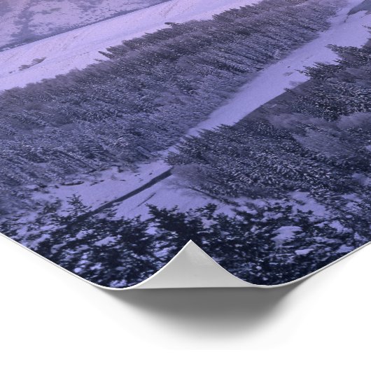 Teton Range from Snake River Overlook, Grand Poster (Hoek)