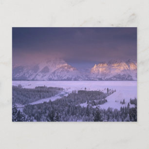 Teton Range vanaf Snake River Overlook, Grand Briefkaart