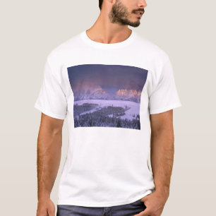 Teton Range vanaf Snake River Overlook, Grand T-shirt
