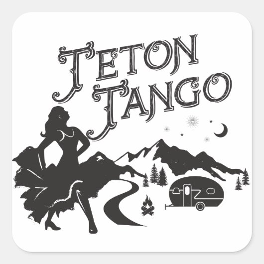 Teton Tango Sticker (Voorkant)
