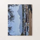 Tetons and Colter Bay - Wyoming Jigsaw Puzzle (Vertical)