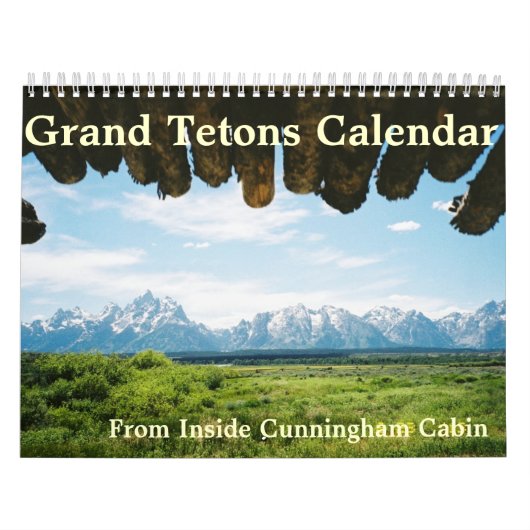 Tetons grand de calendrier de Yellowstone (Protection)