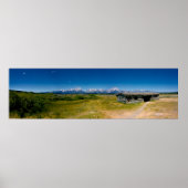 Tetons Panorama Poster (Voorkant)