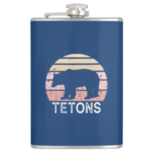 Tetons Retro Beer Heupfles