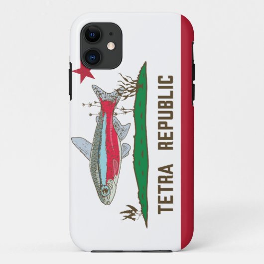 Tetra Republiek Vlag Case-Mate iPhone Case (Achterkant)