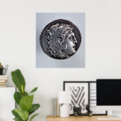 Tetradrachma met Alexander de Grote Poster (Thuiskantoor)