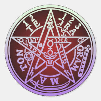TETRAGRAMMATON 03 RONDE STICKER