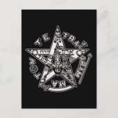 Tetragrammaton (de onbeschrijfbare naam) briefkaart (Voorkant)