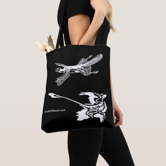 Tetrapteryx en Microraptor-Canvas tas (Dichtbij)