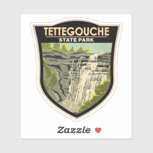 Tettegouche State Park Minnesota  Sticker (Vel)