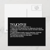 Teuchter Briefkaart (Voorkant / Achterkant)